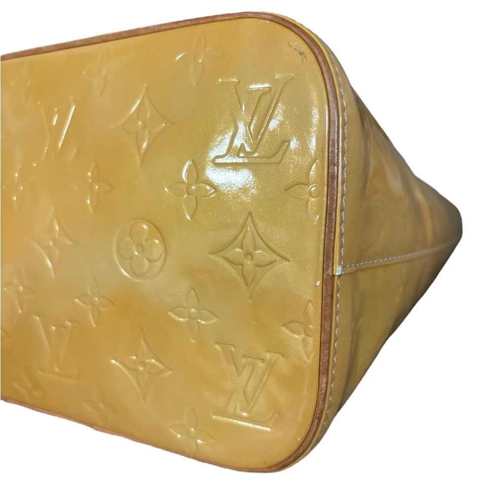 LOUIS VUITTON Vernis Houston Yellow/Gold Bag - Picture 10 of 16